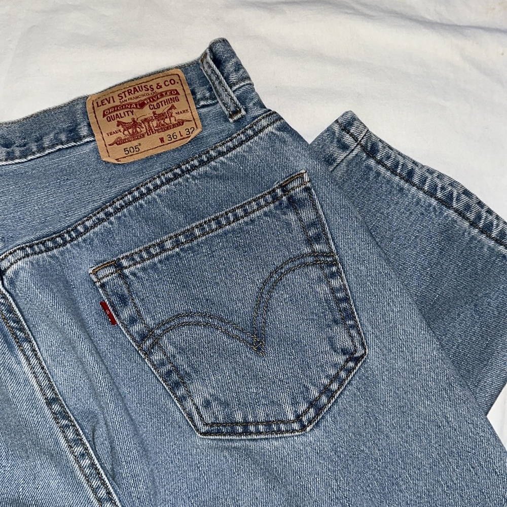 Levi’s Light Wash 505 Relaxed Fit Jeans